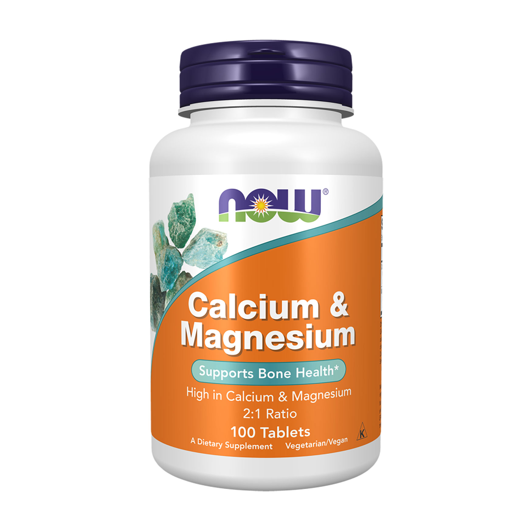 Кальцій та магній NOW foods Calcium &amp; Magnesium 2:1 Ratio, 100 таблеток